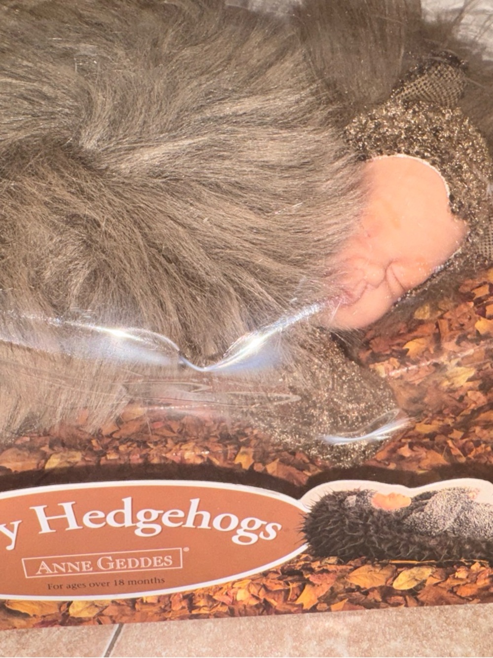 Anne Geddes Baby Hedgehogs Plush — Brown